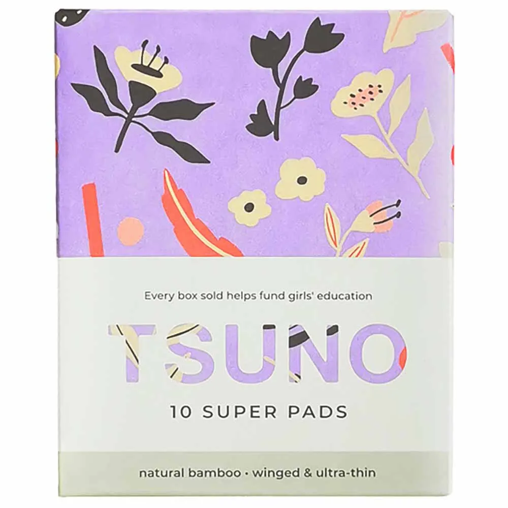 Natural Bamboo Pads Super