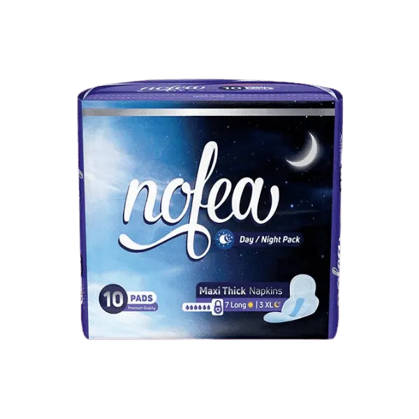 NOFEA DAY/NIGHT MAXI THICK NAPKINS 7LONG 10PADS