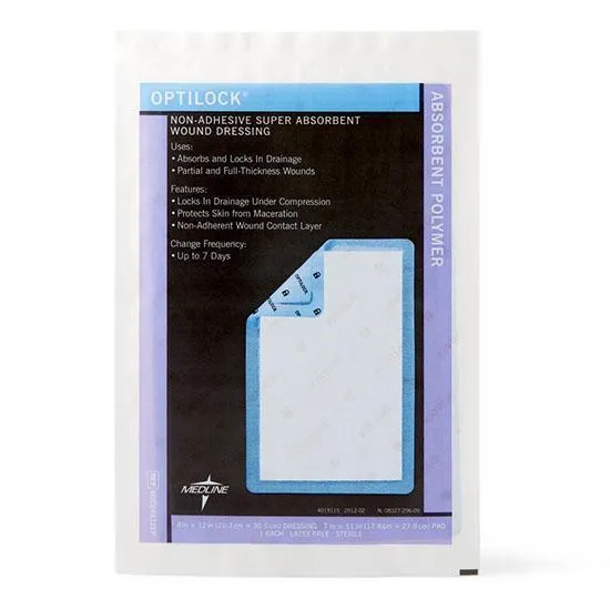 OptiLock Non-Adhesive Dressing, 8" x 12"