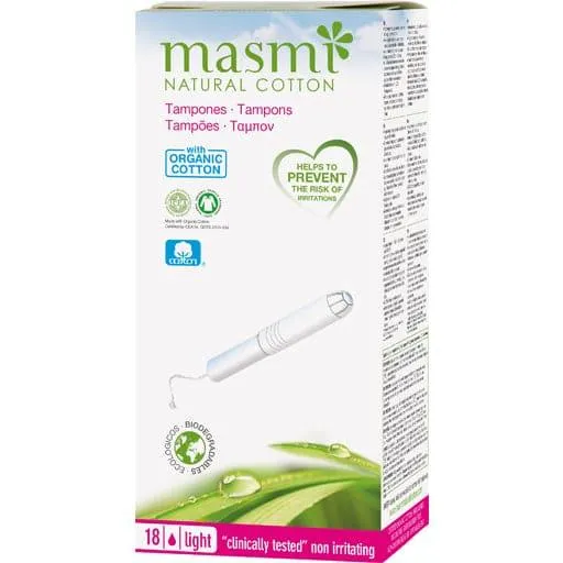 ORGANIC TAMPONS light mini with applicator 100% BW MASMI