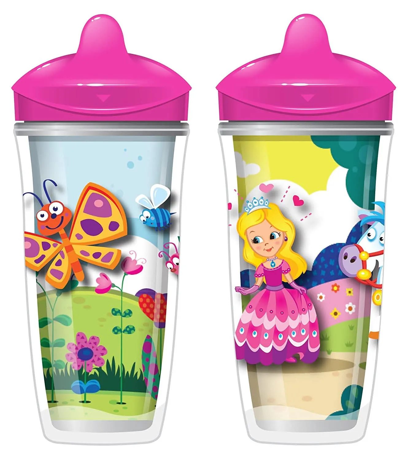 Playtex® Stage 3 Spout Cup - Pink  - Princess and Butterfly