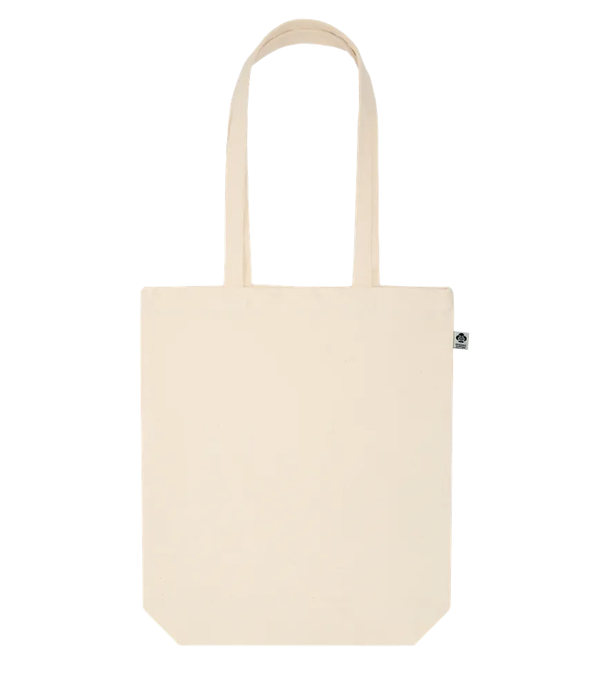 Premium organic canvas shopping bag