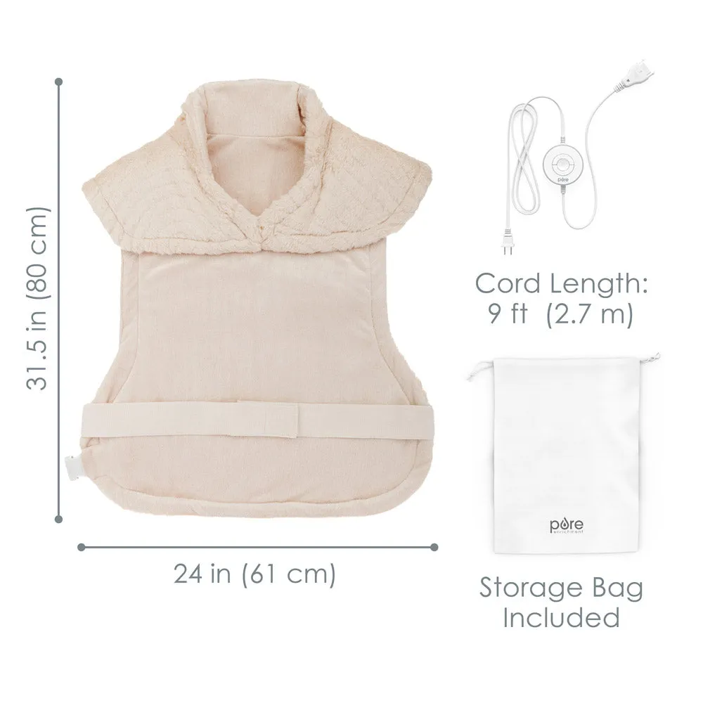 PureRadiance™ Back & Neck Luxury Heating Pad - Golden Sands