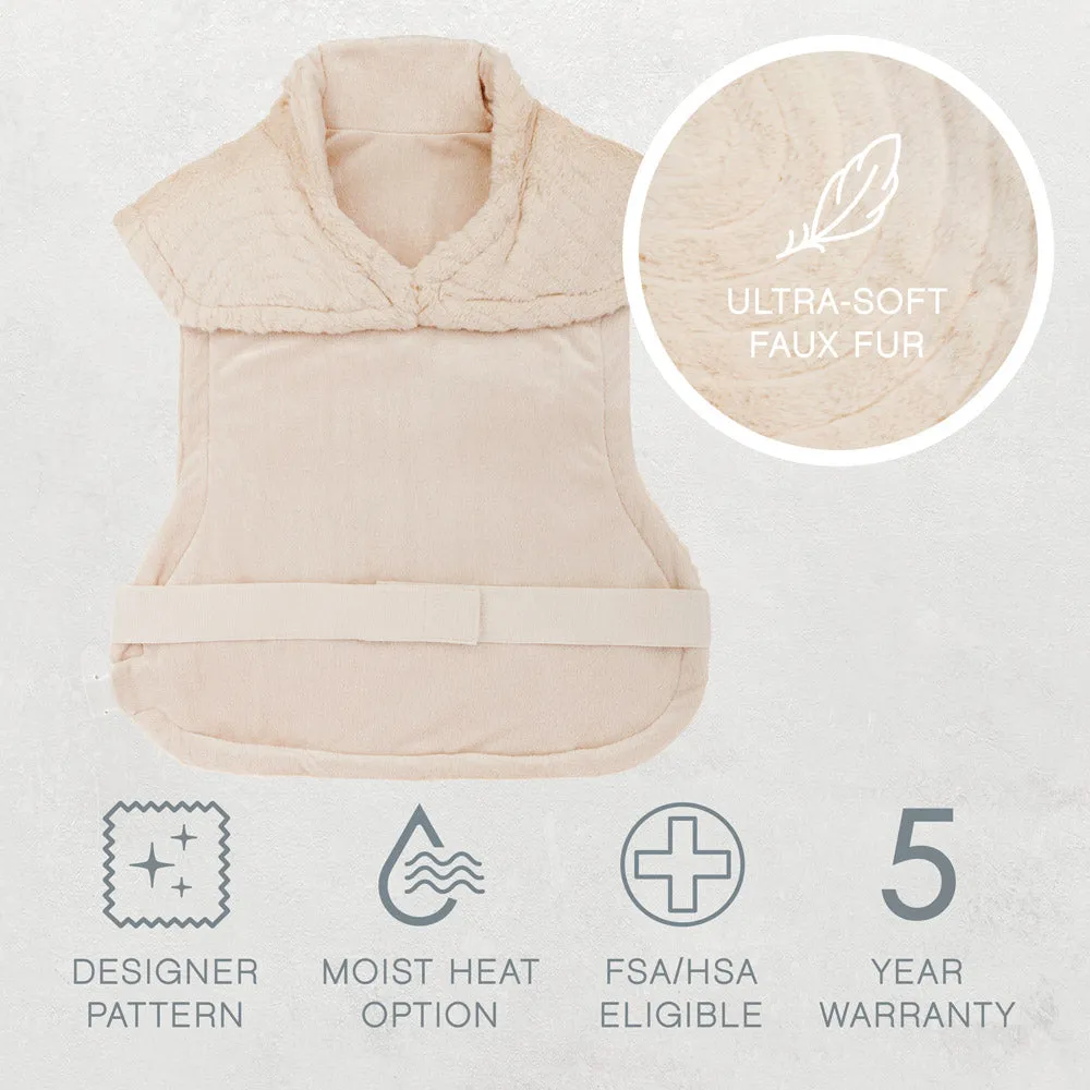 PureRadiance™ Back & Neck Luxury Heating Pad - Golden Sands