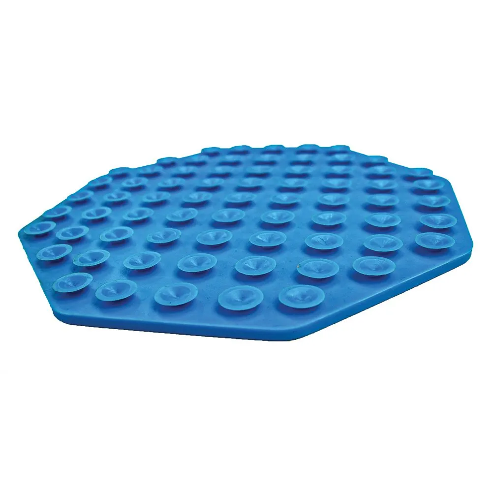 Scream Lick Enrichment Octagon Non Slip Dog Mat Blue