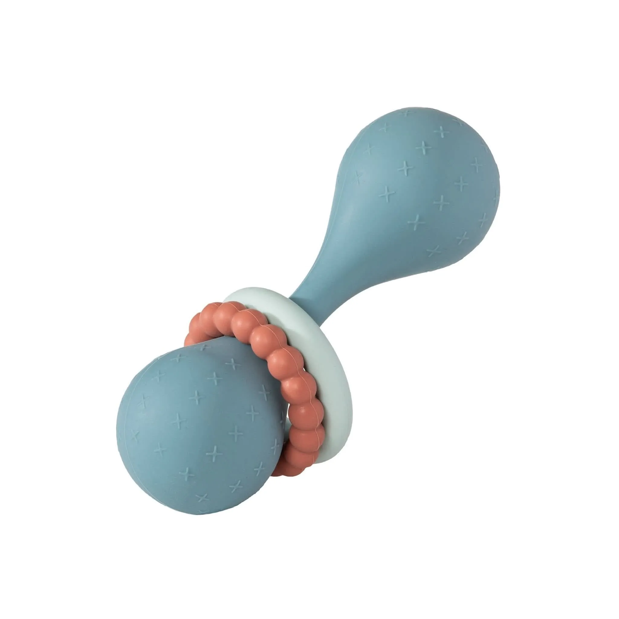 Slate Blue Simply Silicone Rattle