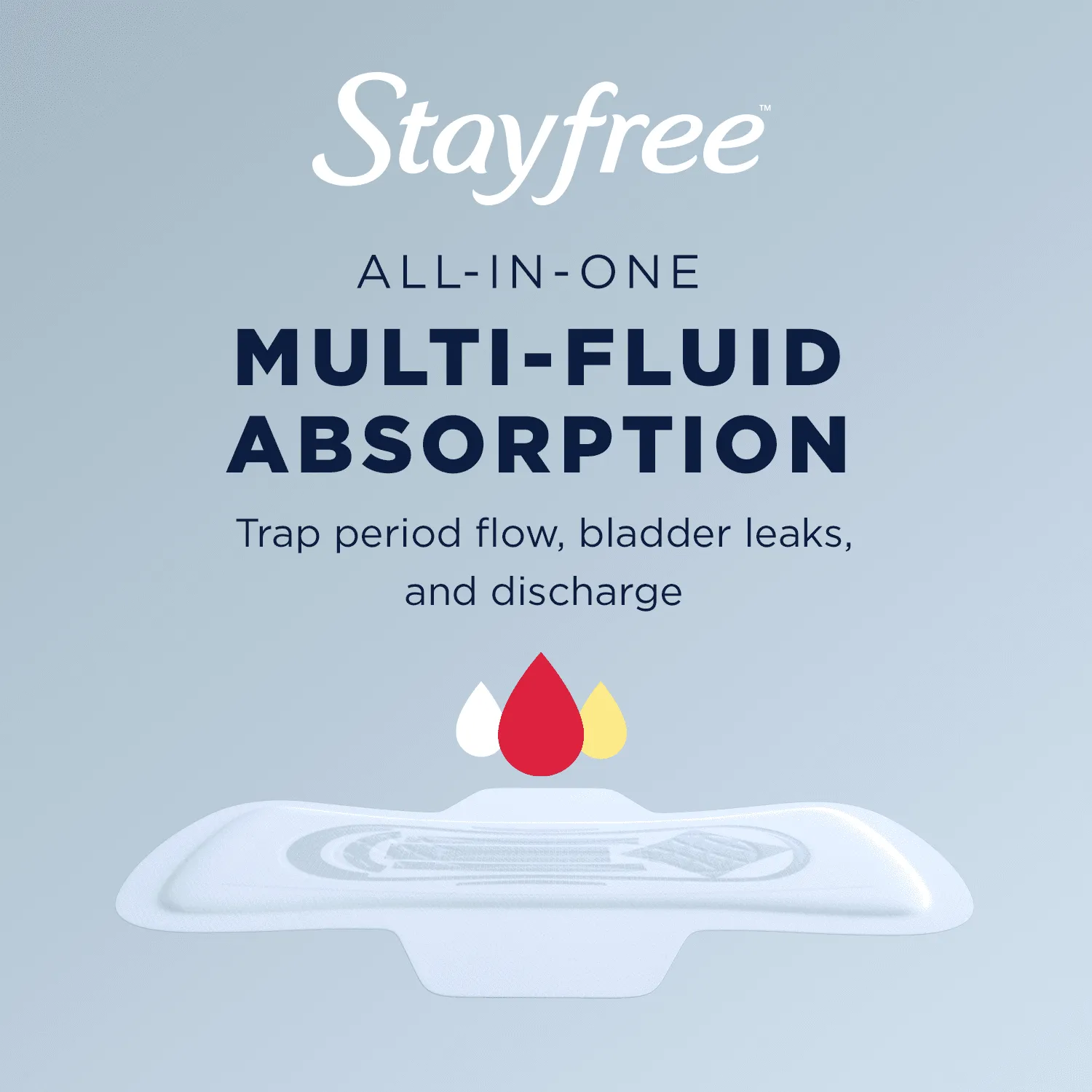 Stayfree Ultra Thin Overnight Pads With Wings, 40 Ct, Multi-Fluid Absorption, Protection For Up To 10 Hours