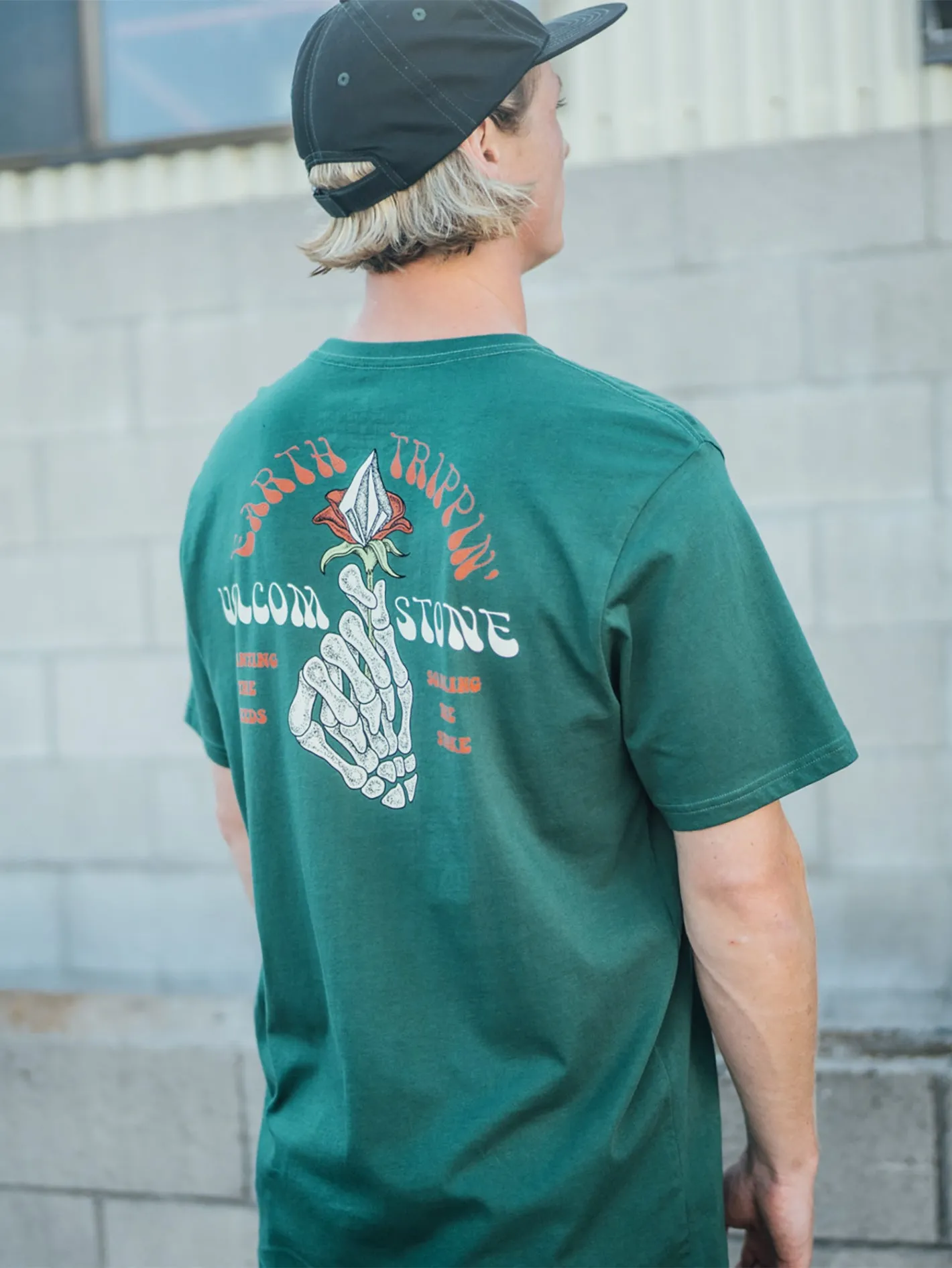 Stone Stoker Farm to Yarn Short Sleeve Tee - Ranger Green