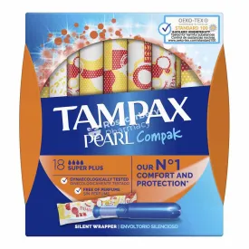 Tampax Pearl Compak Applicator Tampons - Super Plus