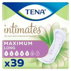 TENA Intimates Maximum Bladder Leakage Pad for Women 15", Heavy Aborbency, Long Length