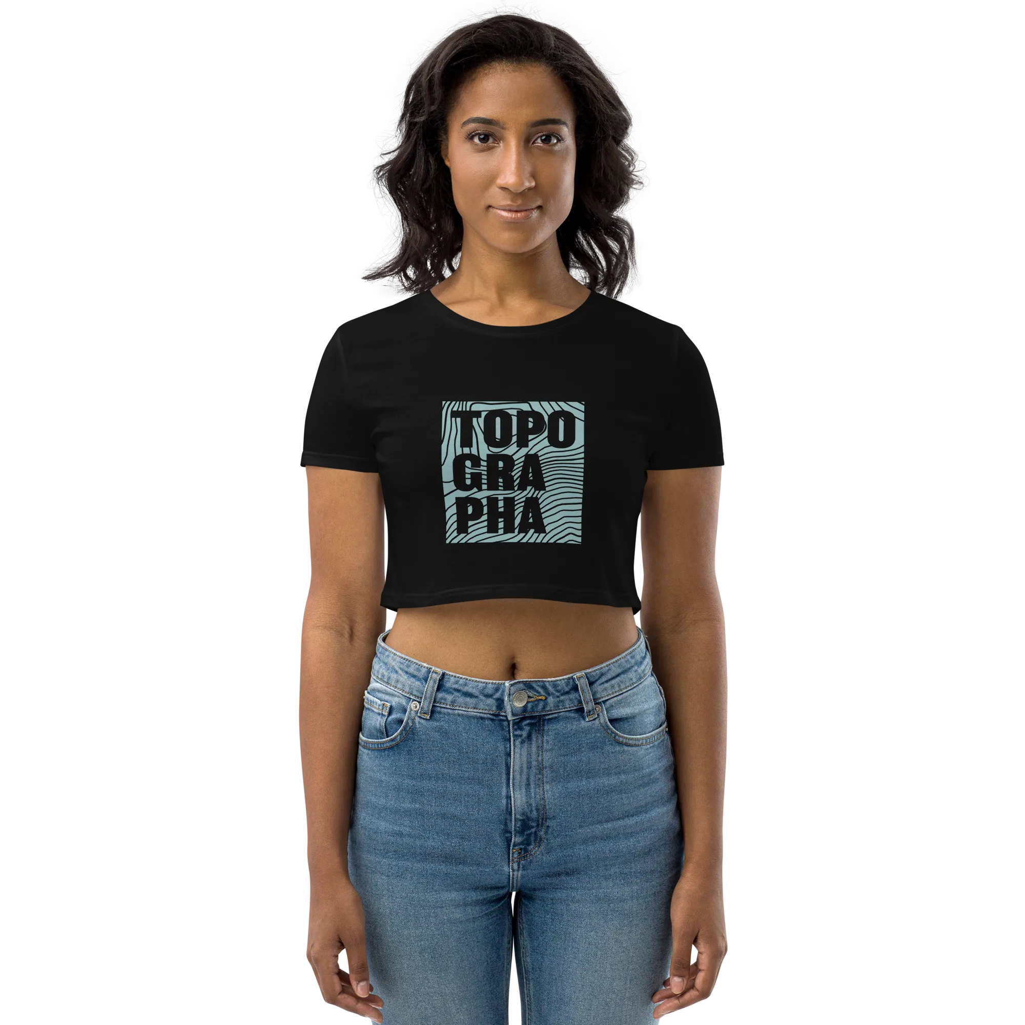 Topographa™ | BlockMap | Organic Crop Top