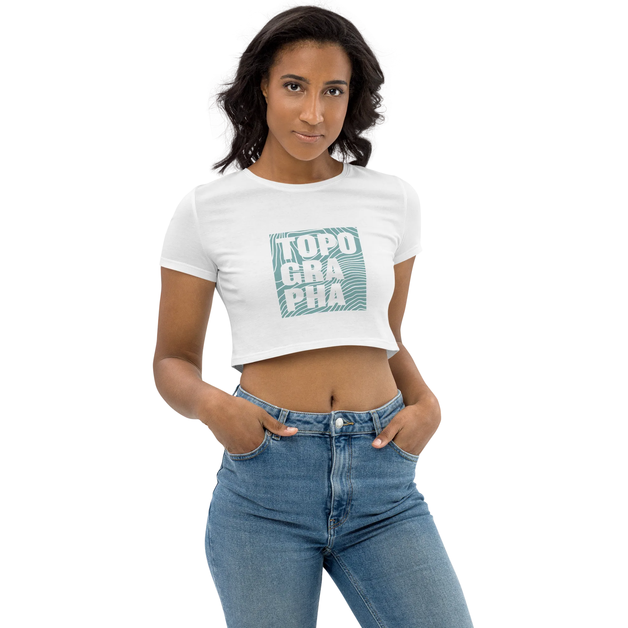 Topographa™ | BlockMap | Organic Crop Top