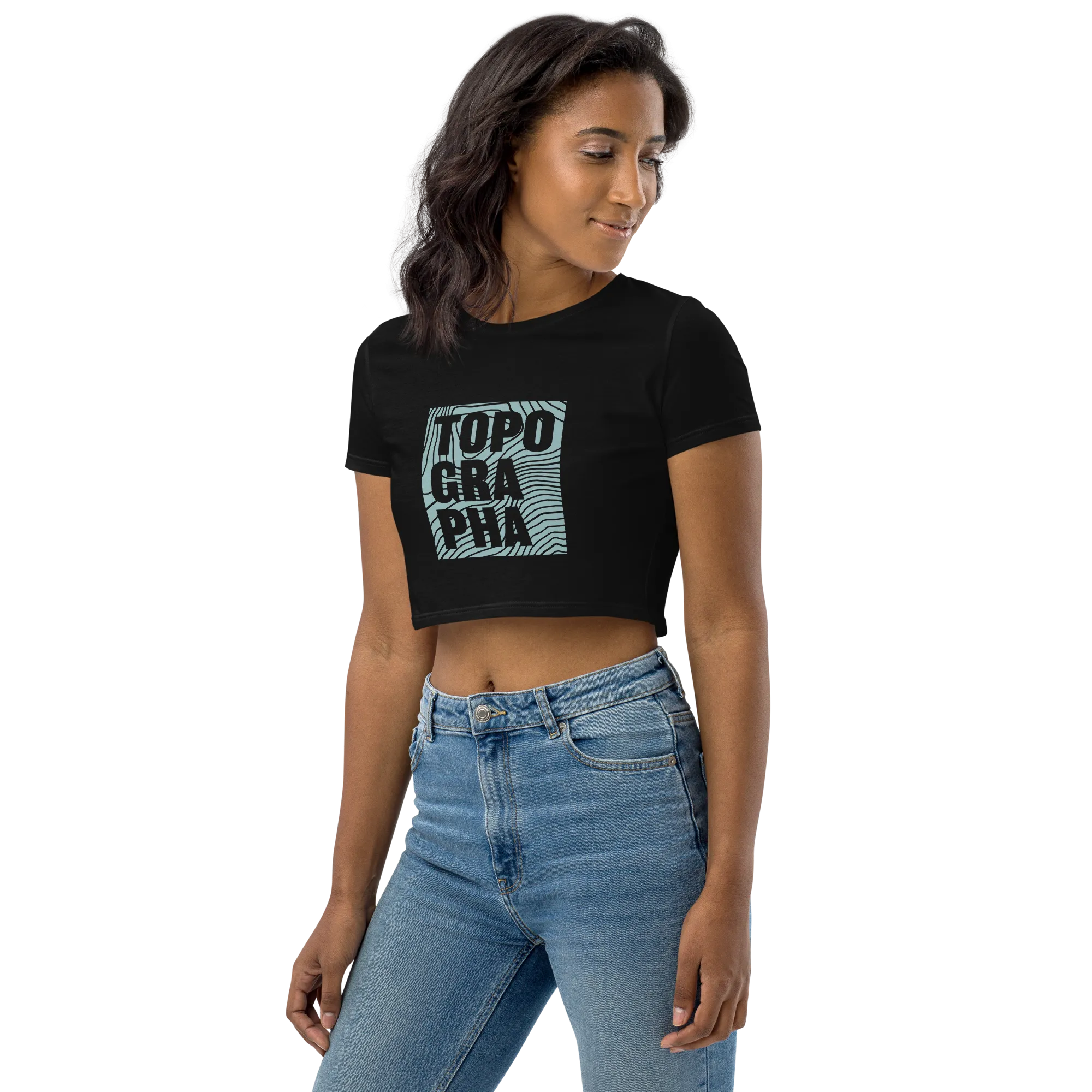 Topographa™ | BlockMap | Organic Crop Top