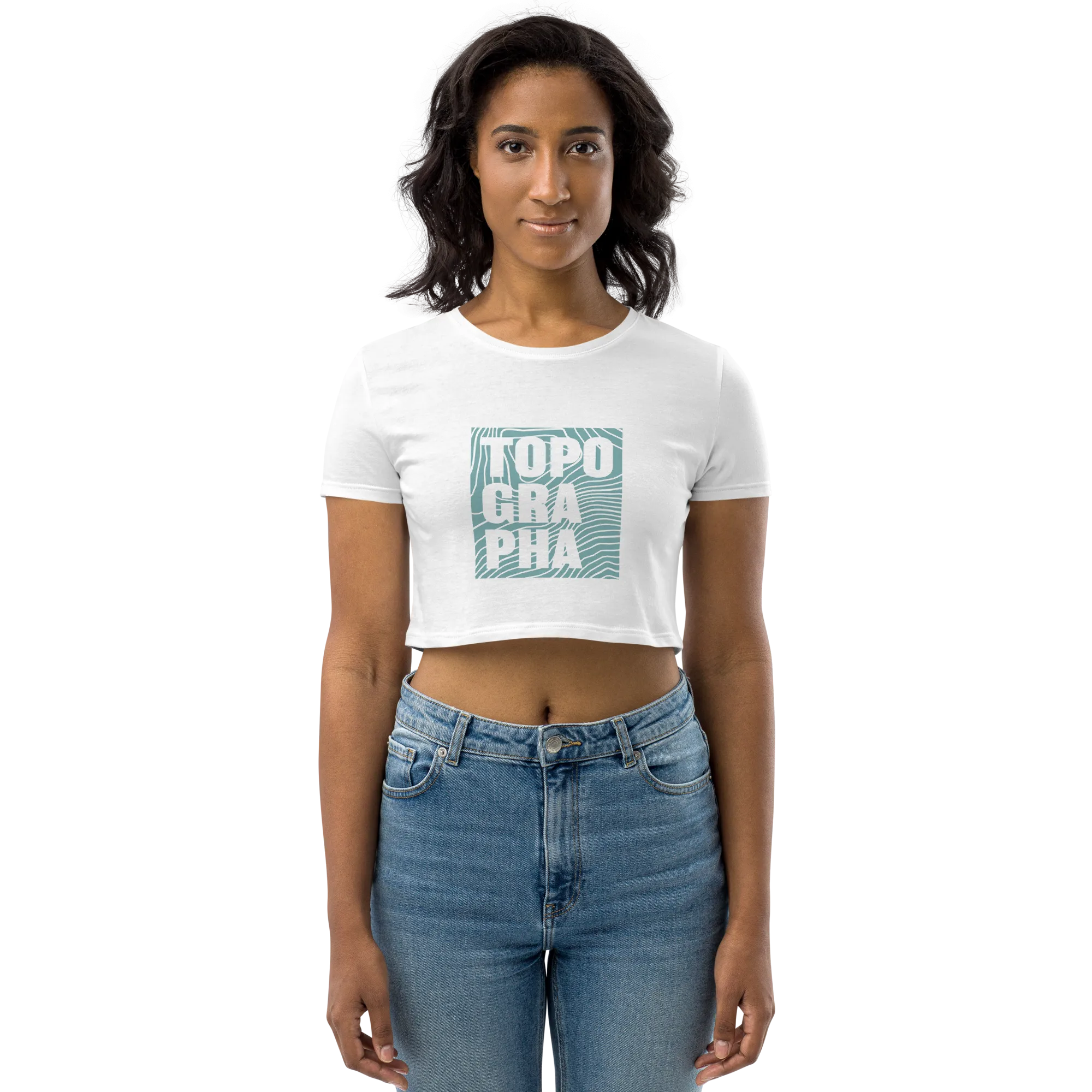 Topographa™ | BlockMap | Organic Crop Top