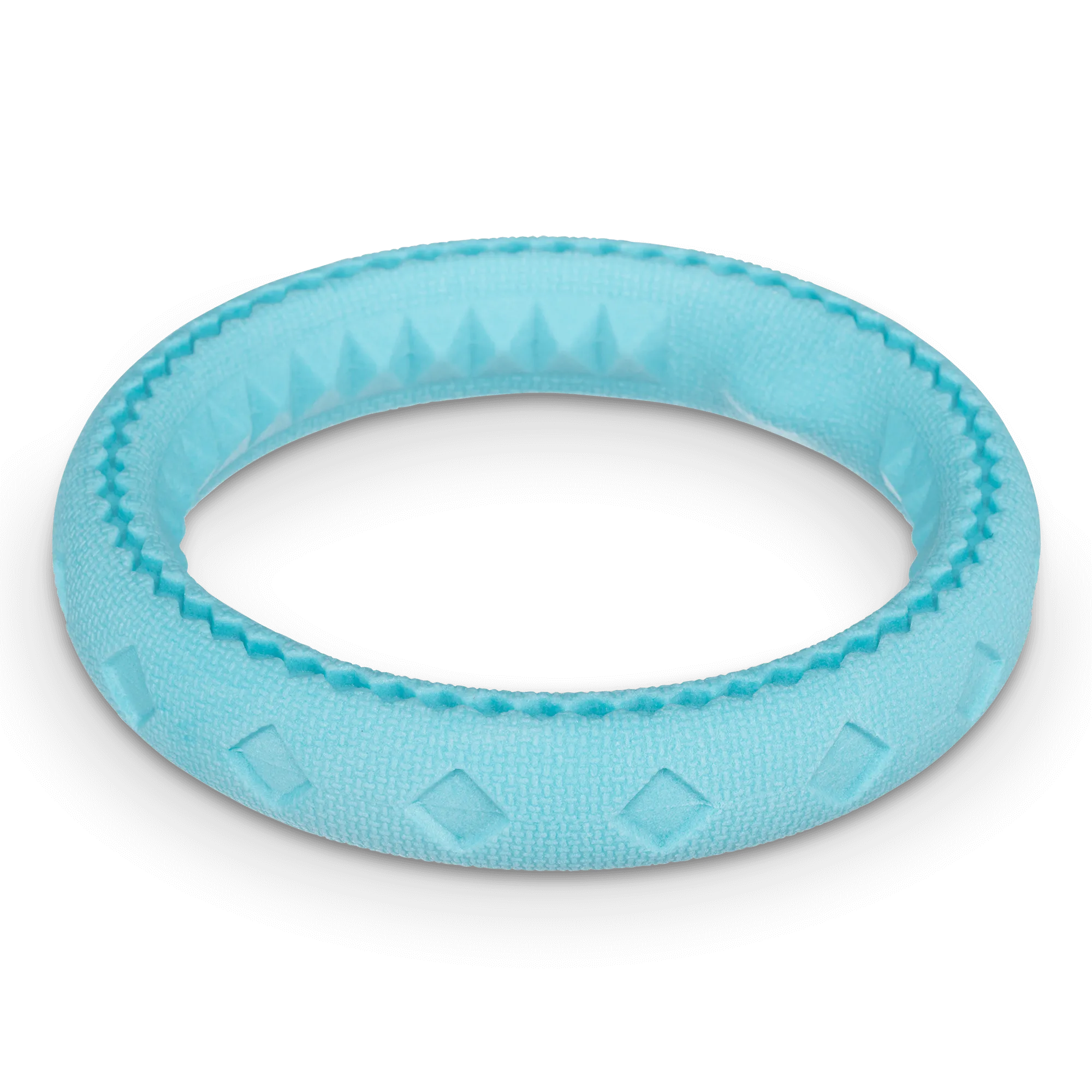 Totally Pooched Chew' n Tug Ring, Foam Rubber Dog Toy, 6.5"