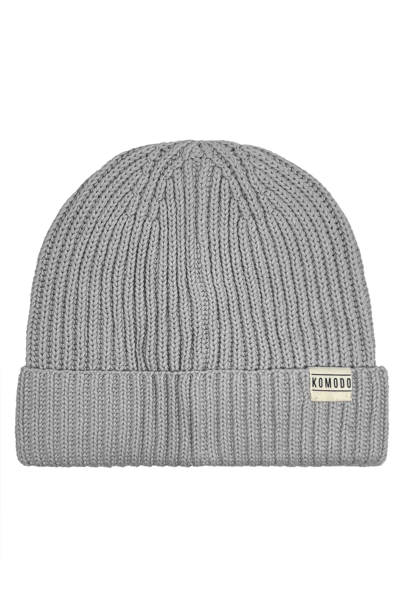 Town Organic Cotton Beanie Hat Grey