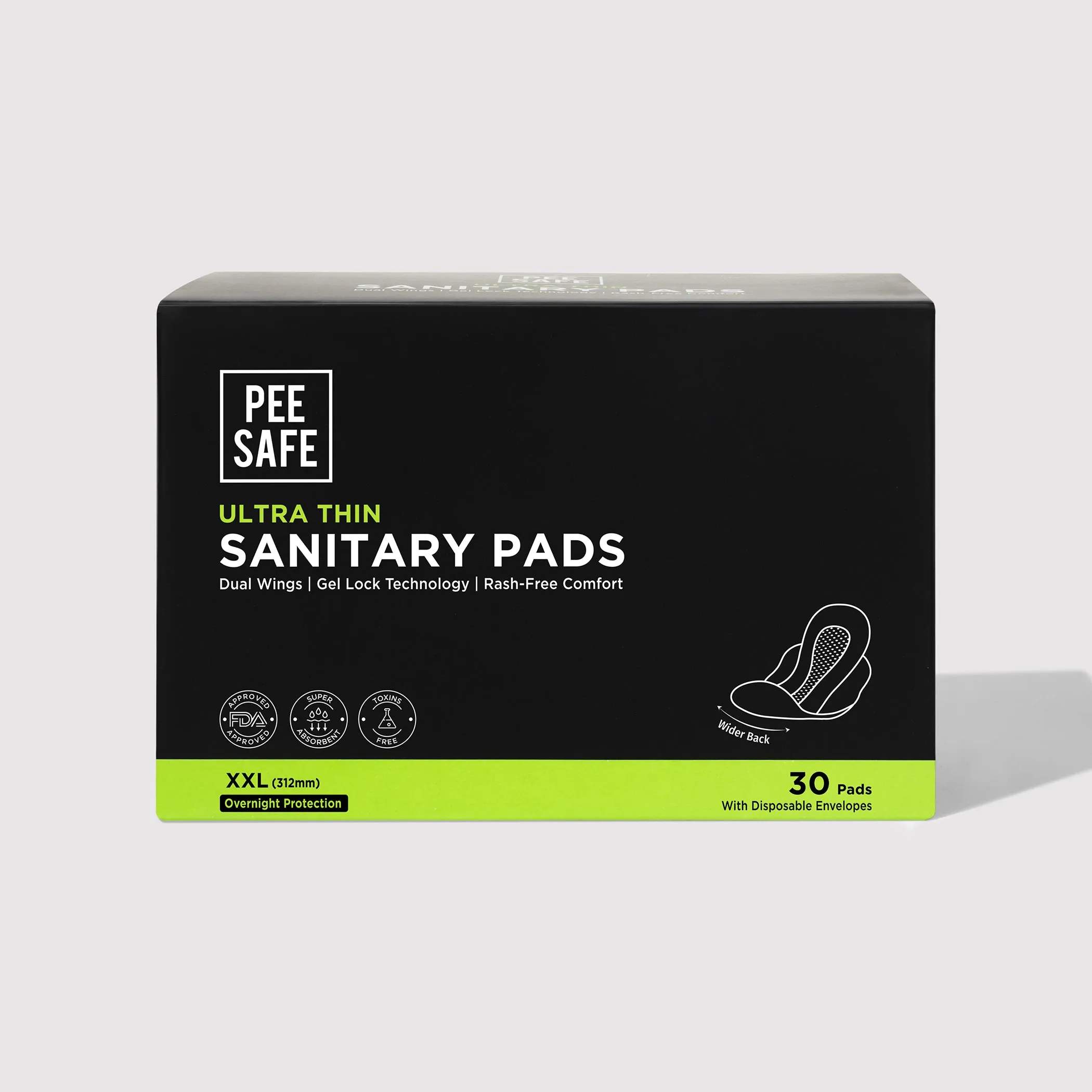 Ultra Thin Sanitary Pads - XXL (30 Pads)