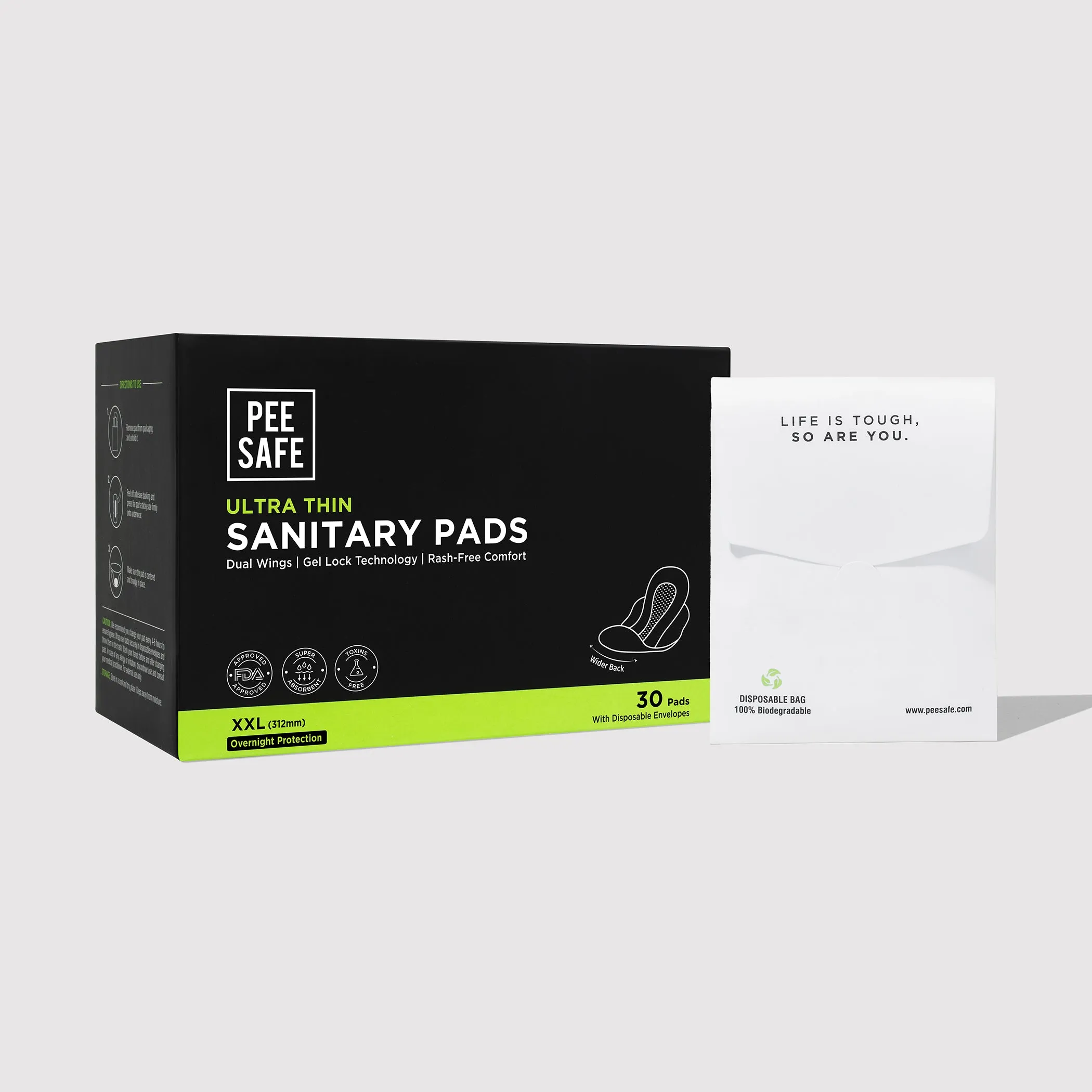 Ultra Thin Sanitary Pads - XXL (30 Pads)