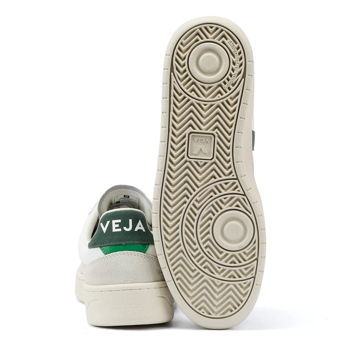 Veja V-90 Leather Men's White/Cyprus Trainers