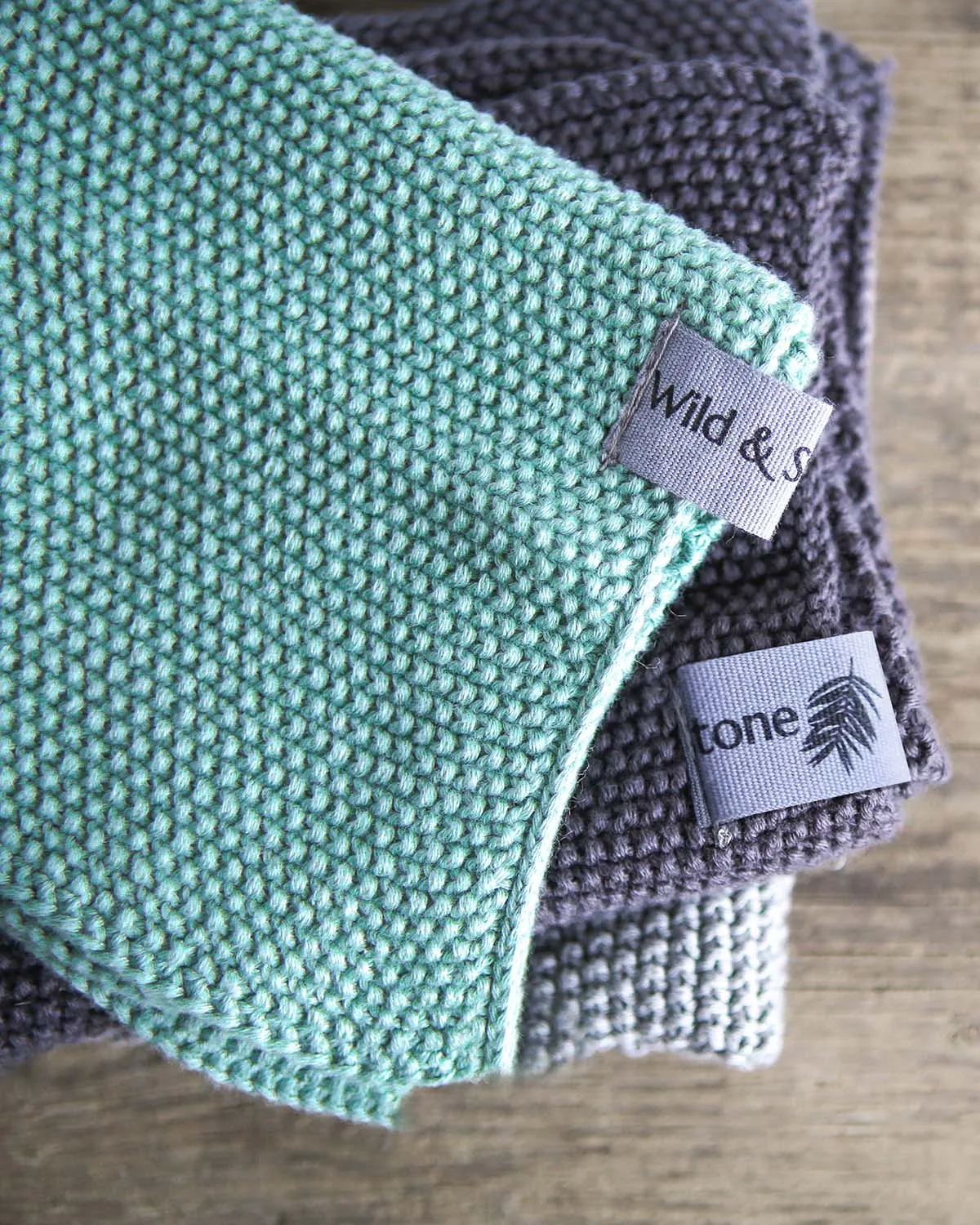 Wild & Stone Organic Cotton Dish Cloth - Beach Sand